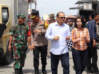 KPU Kota Medan Gelar Pelepasan Distribusi Logistik Pilkada dan Pilwako Tahun 2024